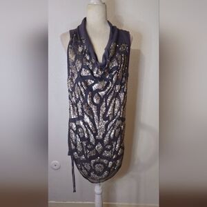 80's Vintage GOLD HAWK SILK  CAMISOLE